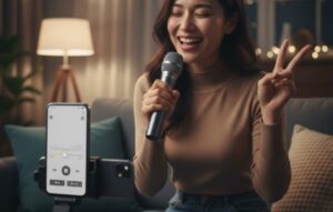 Transforma tu celular en un escenario de karaoke